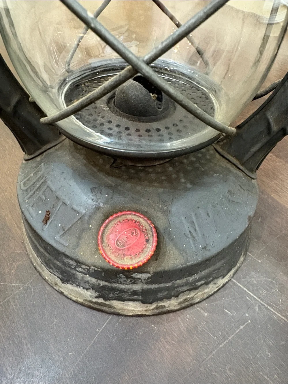Antique Vintage Dietz NY Monarch USA Kerosene Oil Lantern Rustic